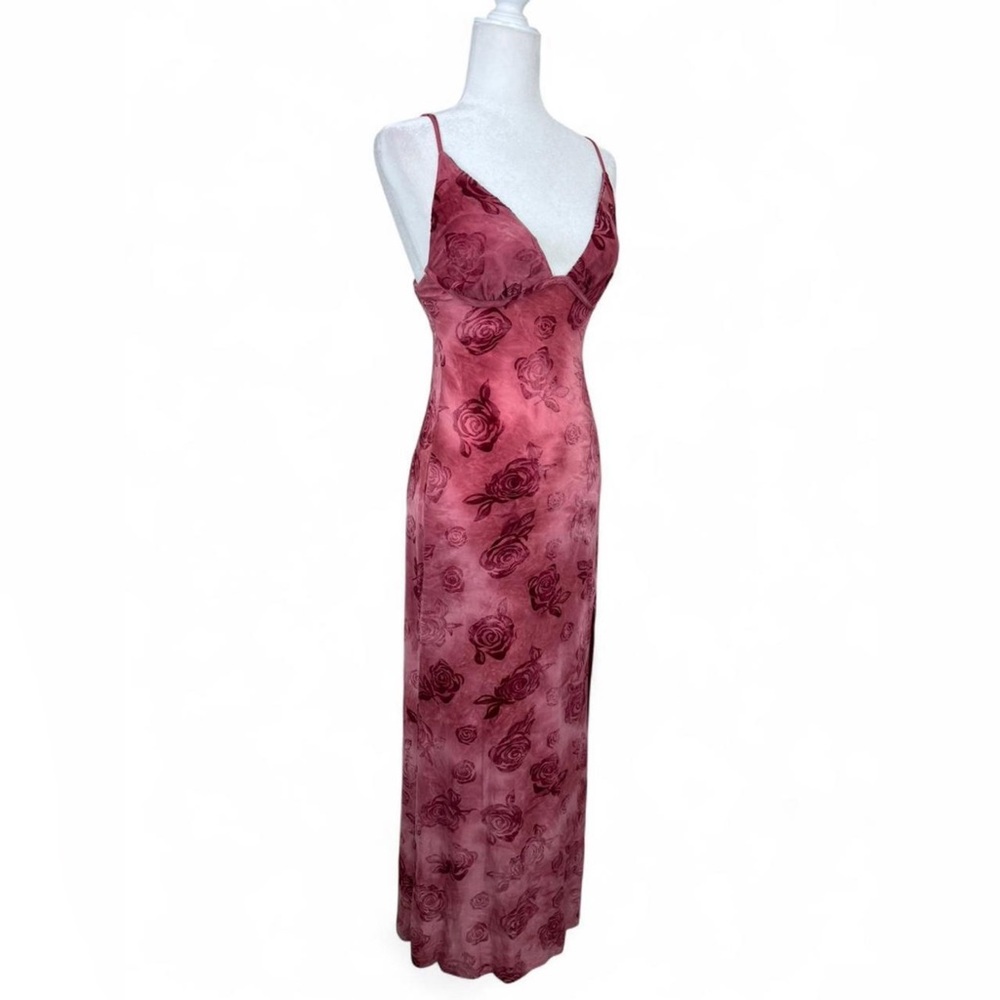 Hello Molly Pink Floral Rose Dress - Picture 4 of 5
